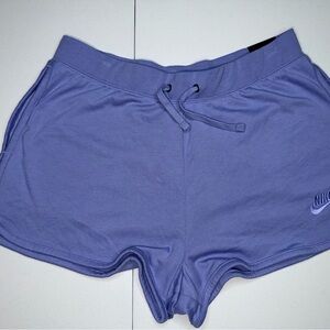 Nike Women’s Purple Lounge Shorts Standard Fit Size Large NWT”